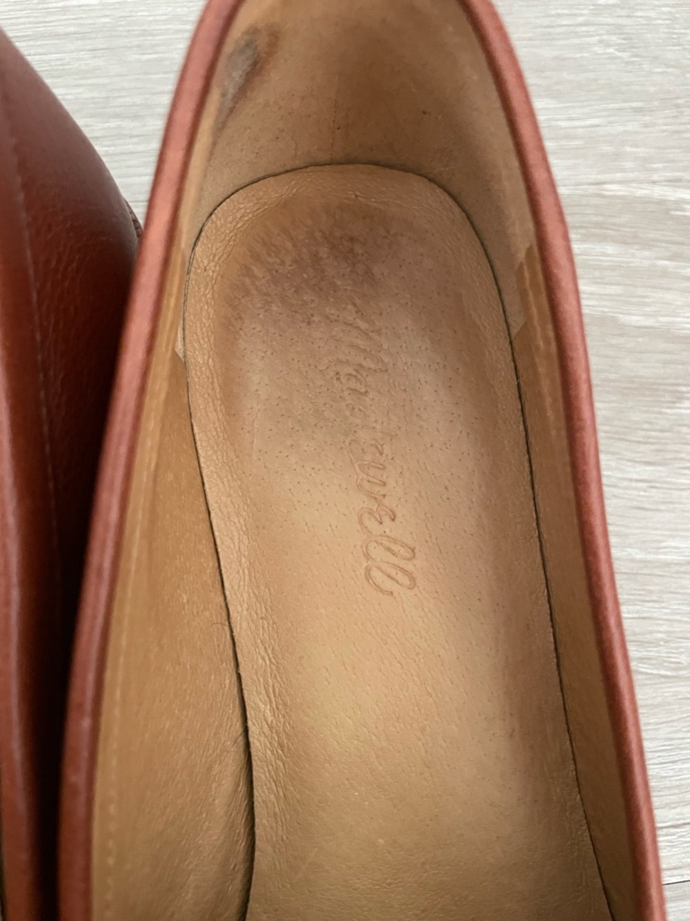 Women's Leather Slip-On Loafers in Brown - Picture 5 of 7